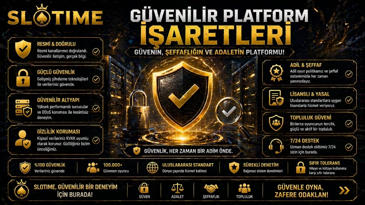 Güvenilir platform işaretleri kapak